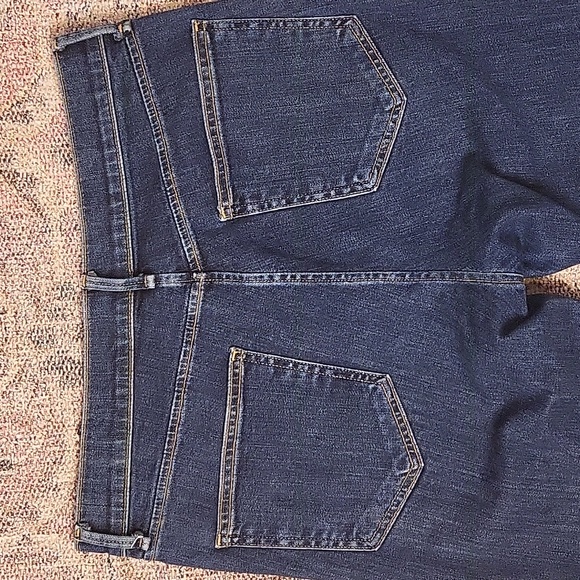 Rag & Bone High Rise Slim Straight Leg Jeans in Dark Paz - Picture 10 of 10